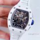 Swiss Copy Richard Mille RM 011-FM Polo Club Saint Tropez Watch White Ceramic Swiss 7750 (3)_th.jpg